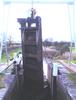 Lock gate lifted on portable gantry