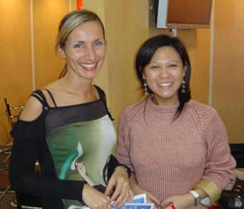Melanie Taylor (left) and Lorraine Shen