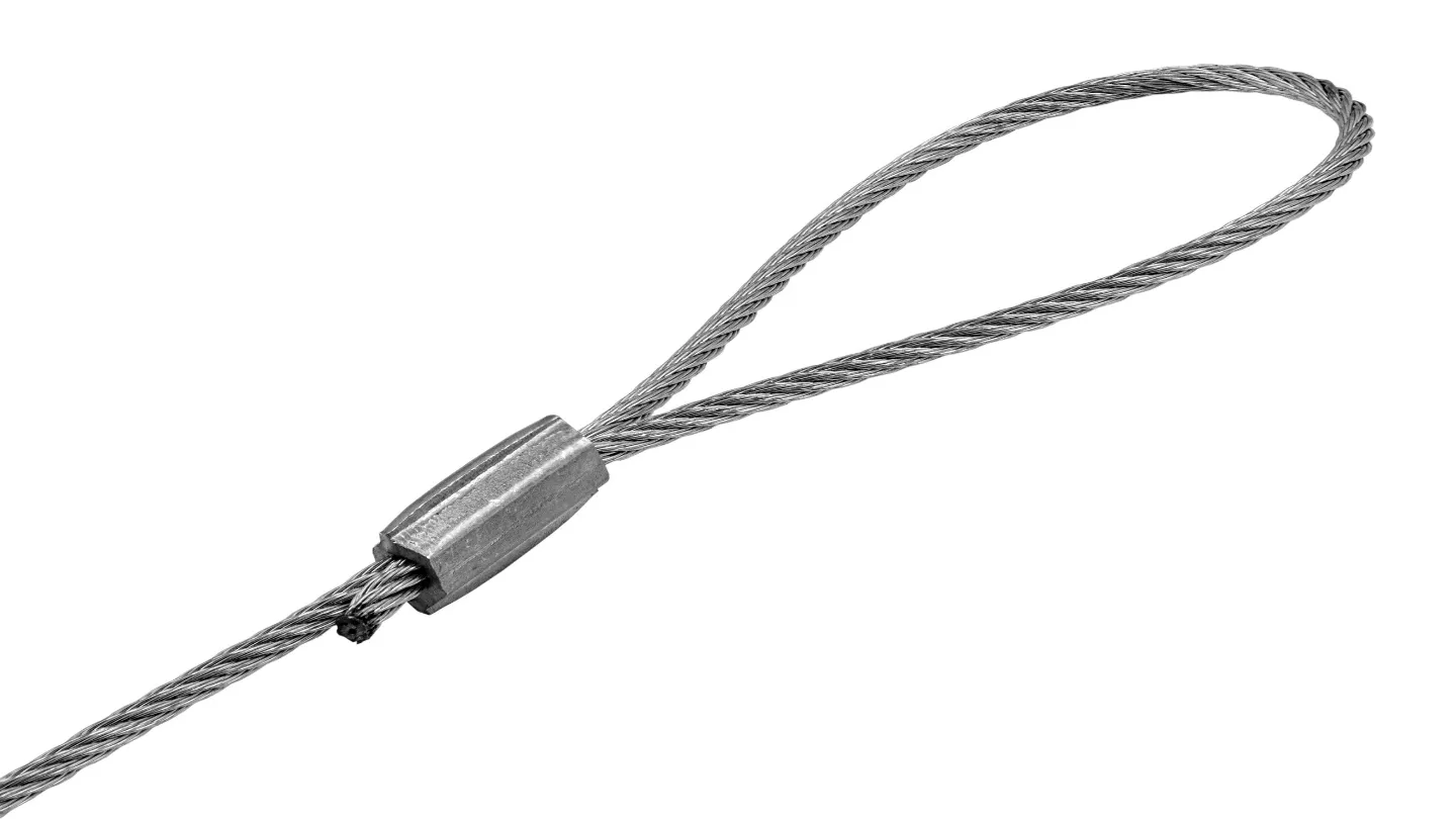 1″ X 8′ Single Leg Wire Rope Sling – Florida Wire & Rigging Supply, Inc